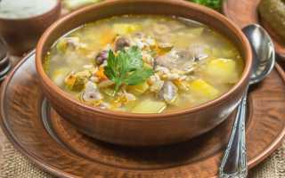Рассольник с перловкой и огурцами на зиму в банках — вкусные рецепты