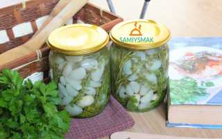 Чеснок маринованный (рецепты быстрого приготовления + 39 фото)