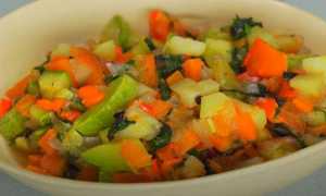 Рецепт рагу из курицы с картошкой и овощами