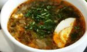 Зеленый борщ с щавелем и яйцом – щавелевый борщ с курицей