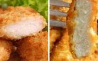 Куриные наггетсы с сыром, крахмалом в домашних условиях: получаются как в макдональдсе