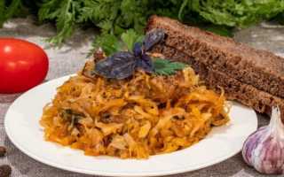 Бигус с квашеной капустой и картошкой
