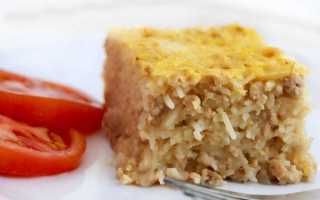 Запеканка с вермишели с мясом, как в садике. Вермишелевая запеканка с мясом, как в детском саду