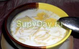 Как сварить молочную лапшу для ребенка