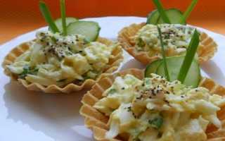 Закусочные тарталетки с курицей к праздничному столу на День рождения, Новый год: идеи, рецепты с фото, украшения. Рецепты салатов с курицей для начинки тарталеток