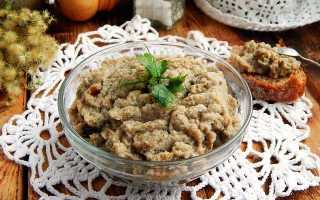 Грибная икра из вареных грибов: самые вкусные рецепты приготовления